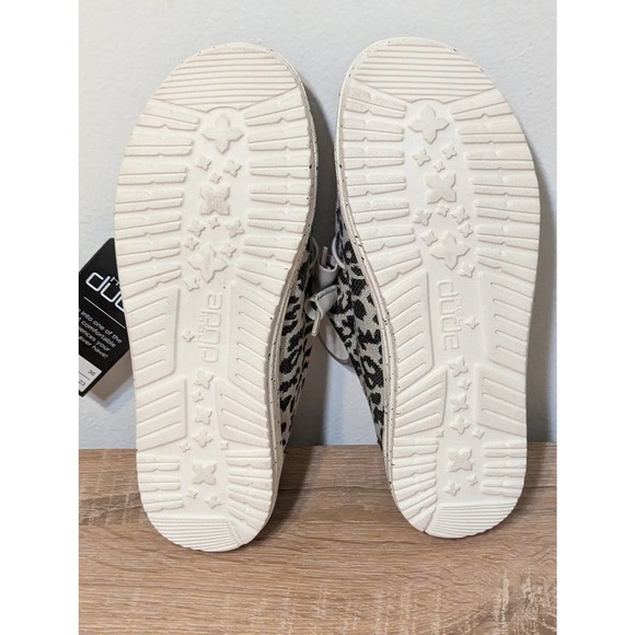 hey dude wendy woven cheetah grey